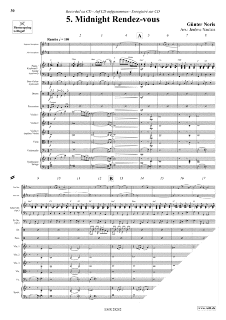 Let's Dance Volume 3 Woodwind Ensemble scores gallery preview page 7