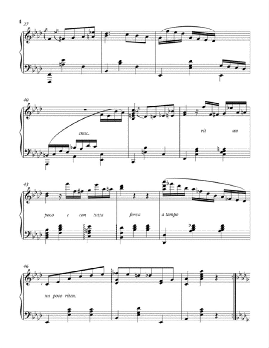 ADIEU Piano Solo scores gallery preview page 4
