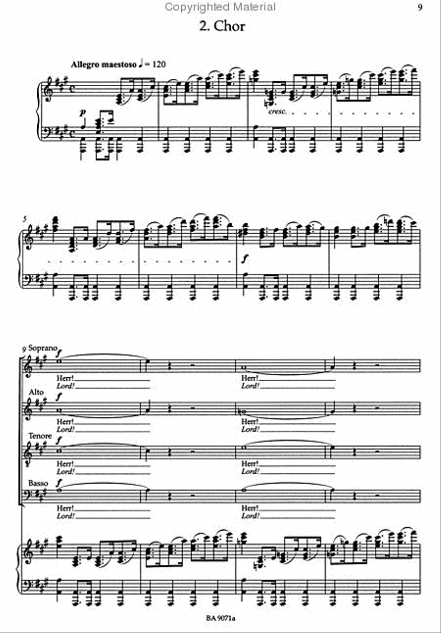 St. Paul, op. 36 4-Part scores gallery preview page 3
