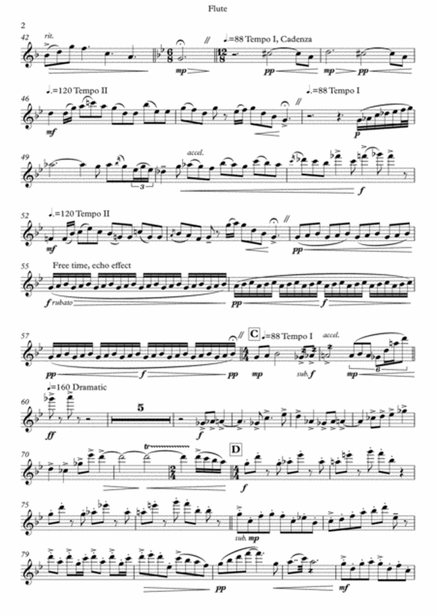 Sonata for Flute No. 1 (Flute Part Only) image number null