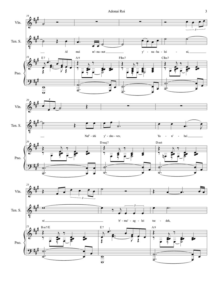 Adonai Roi 4-Part scores gallery preview page 3