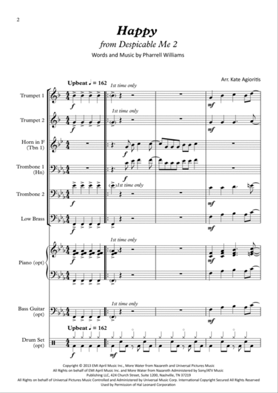 Happy Happy Brass Quintet scores gallery preview page 2