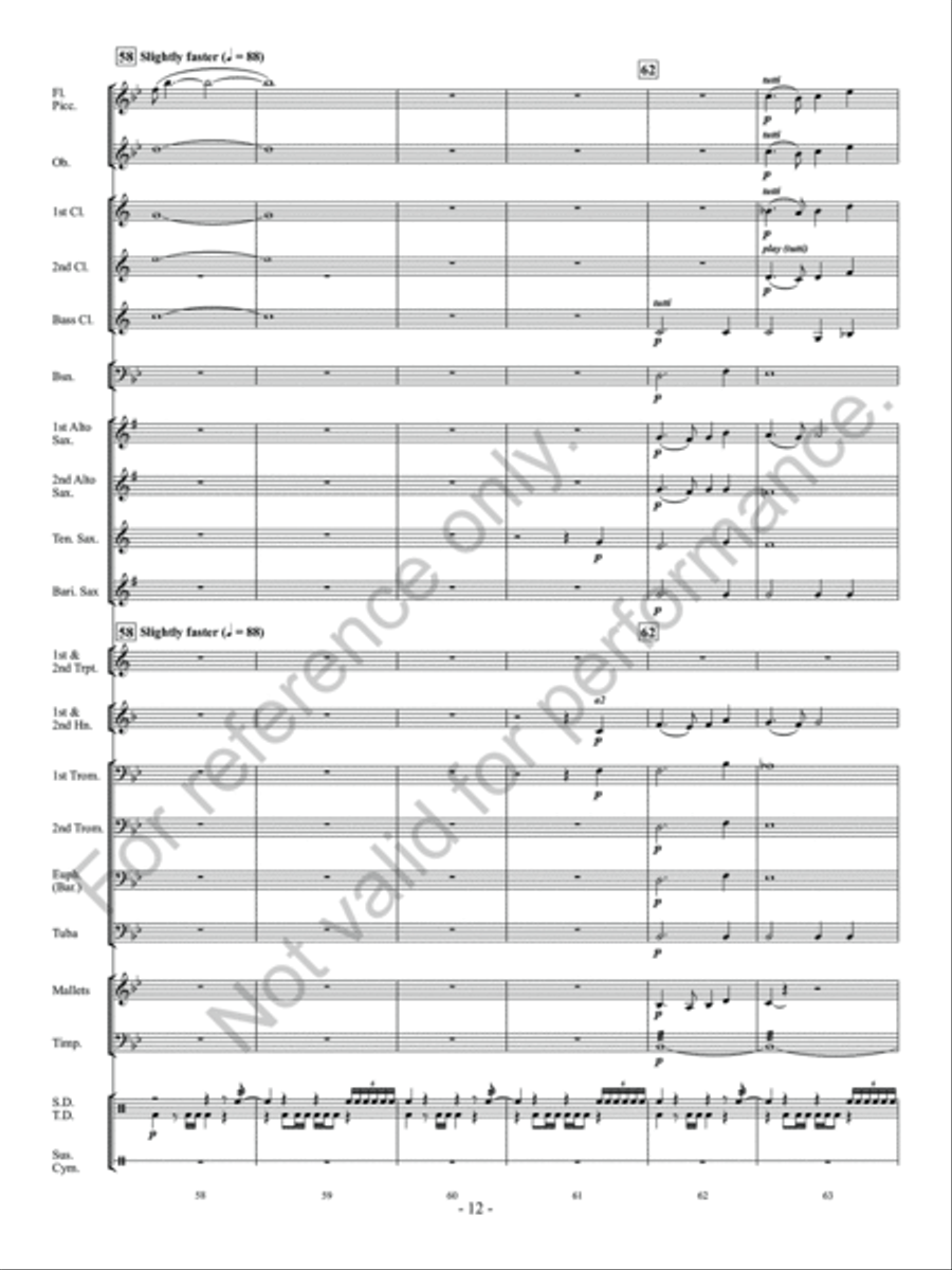 Auld Lang Syne Auld Lang Syne Concert Band scores gallery preview page 13