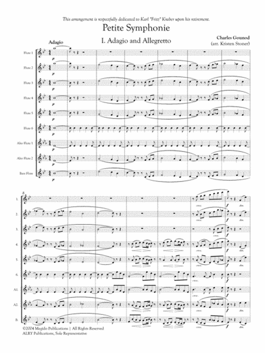 Petite Symphonie for Flute Orchestra