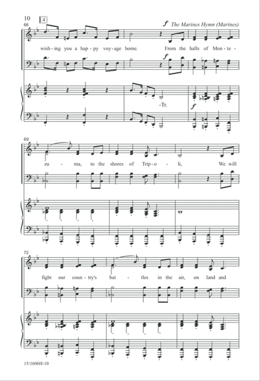 A Patriotic Salute A Patriotic Salute 4-Part scores gallery preview page 10