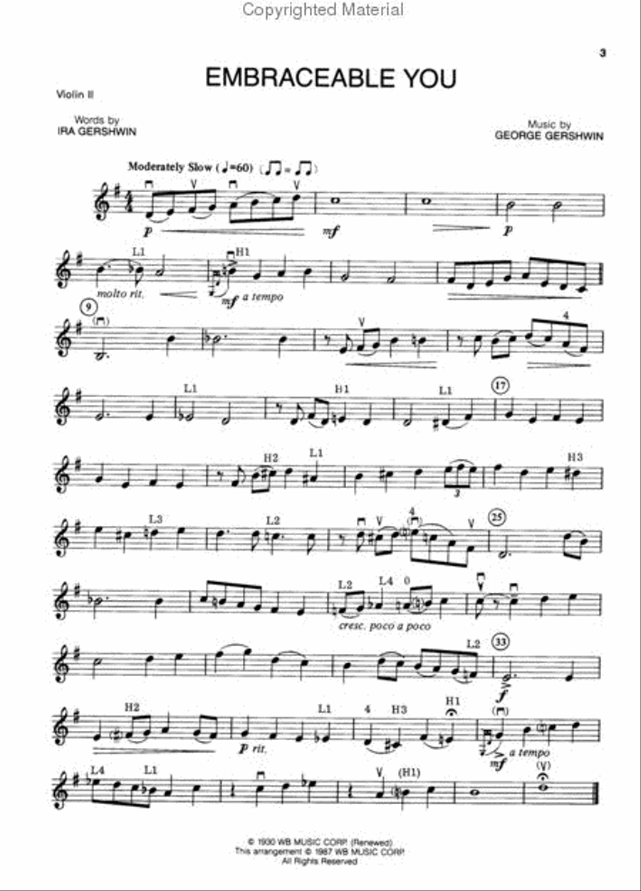 The Best of George Gershwin - String Quartets String Quartet scores gallery preview page 4