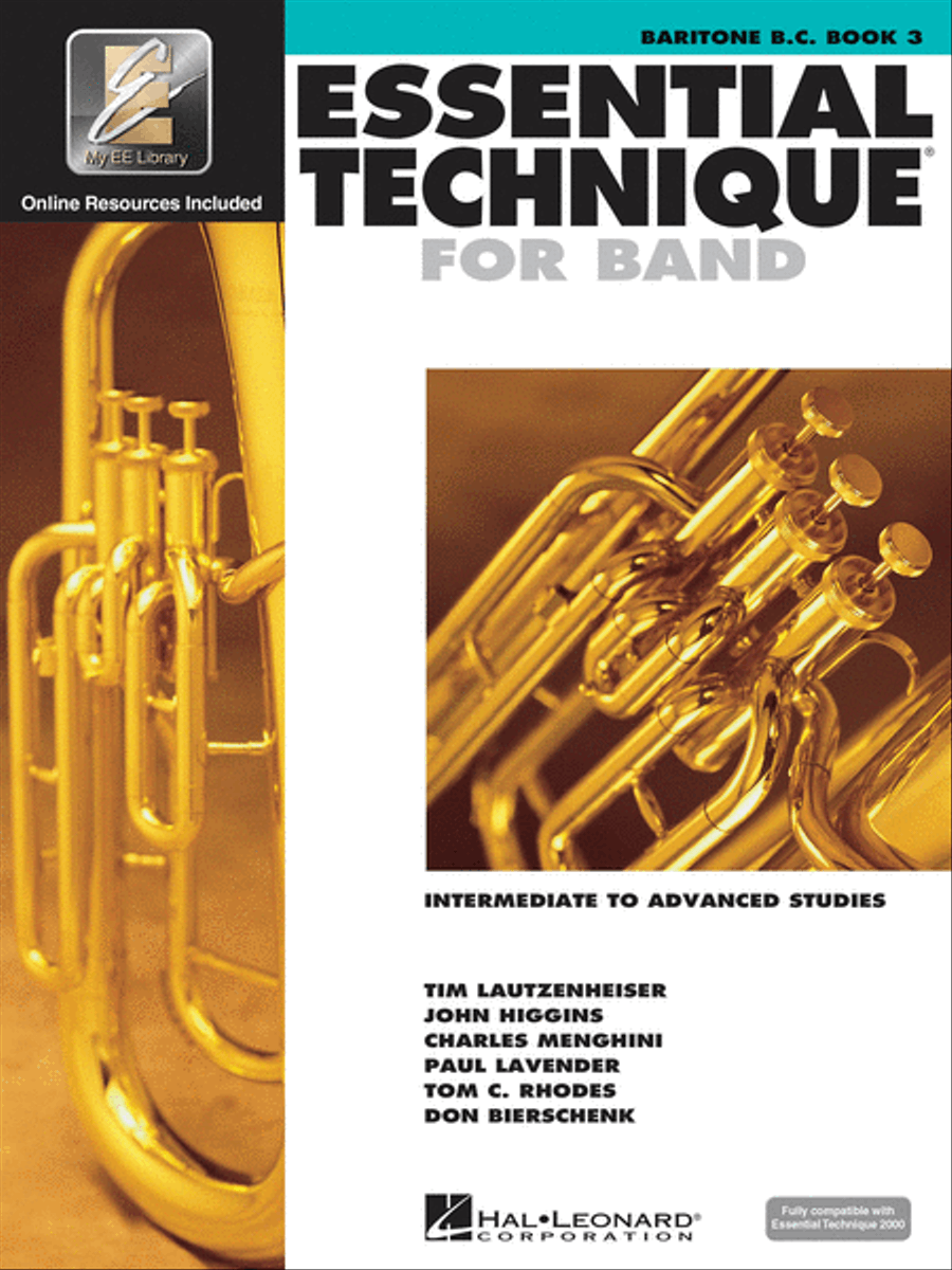 Essential Technique for Band with EEi - Intermediate to Advanced Studies Concert Band Methods scores gallery preview page 1