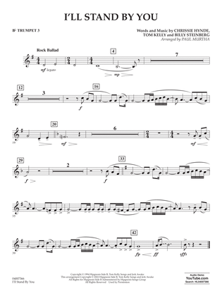 I'll Stand By You (arr. Paul Murtha) - Bb Trumpet 3