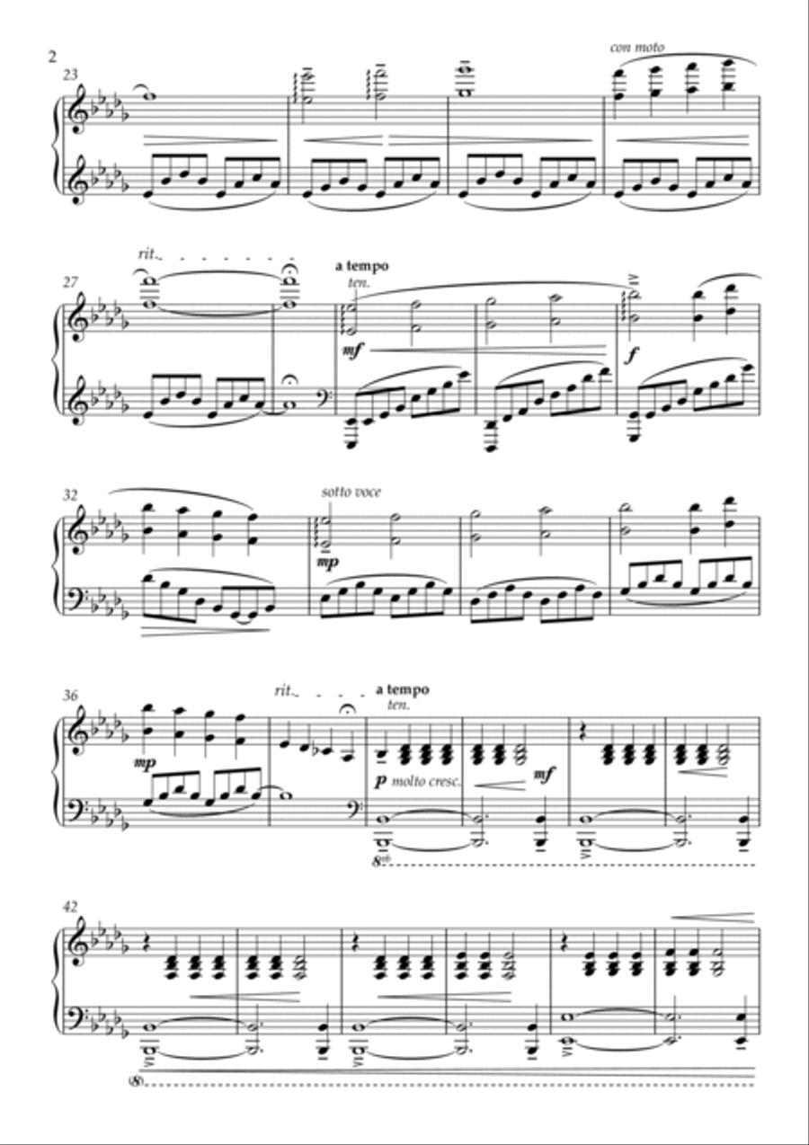 My Lady and the Battle of Cadsand Piano Solo scores gallery preview page 2