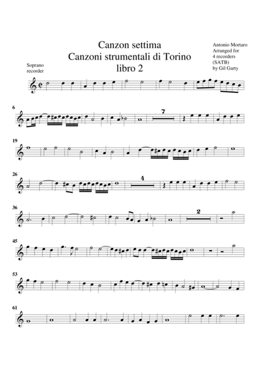 Canzon no.7 (Canzoni strumentali libro 2 di Torino)