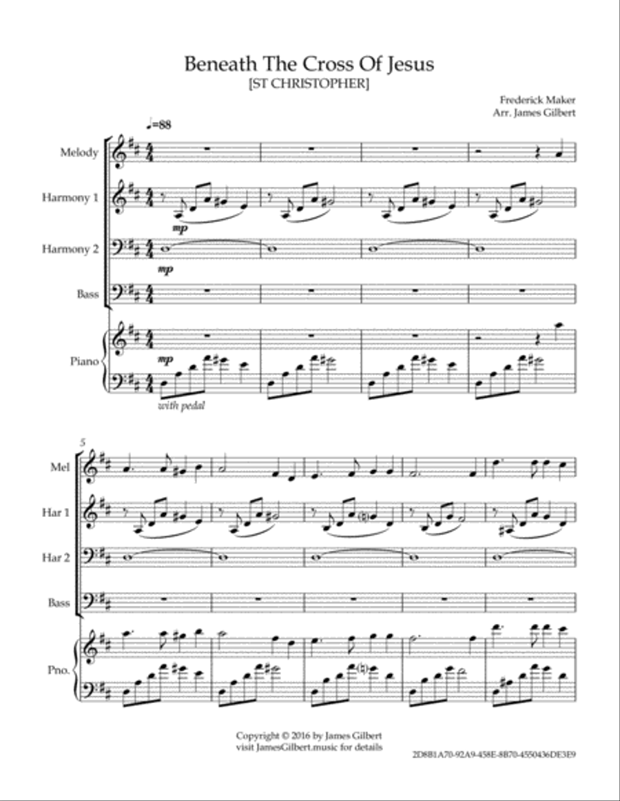 Beneath The Cross Of Jesus (Any Size Church Orchestra Series) Small Ensemble scores gallery preview page 2