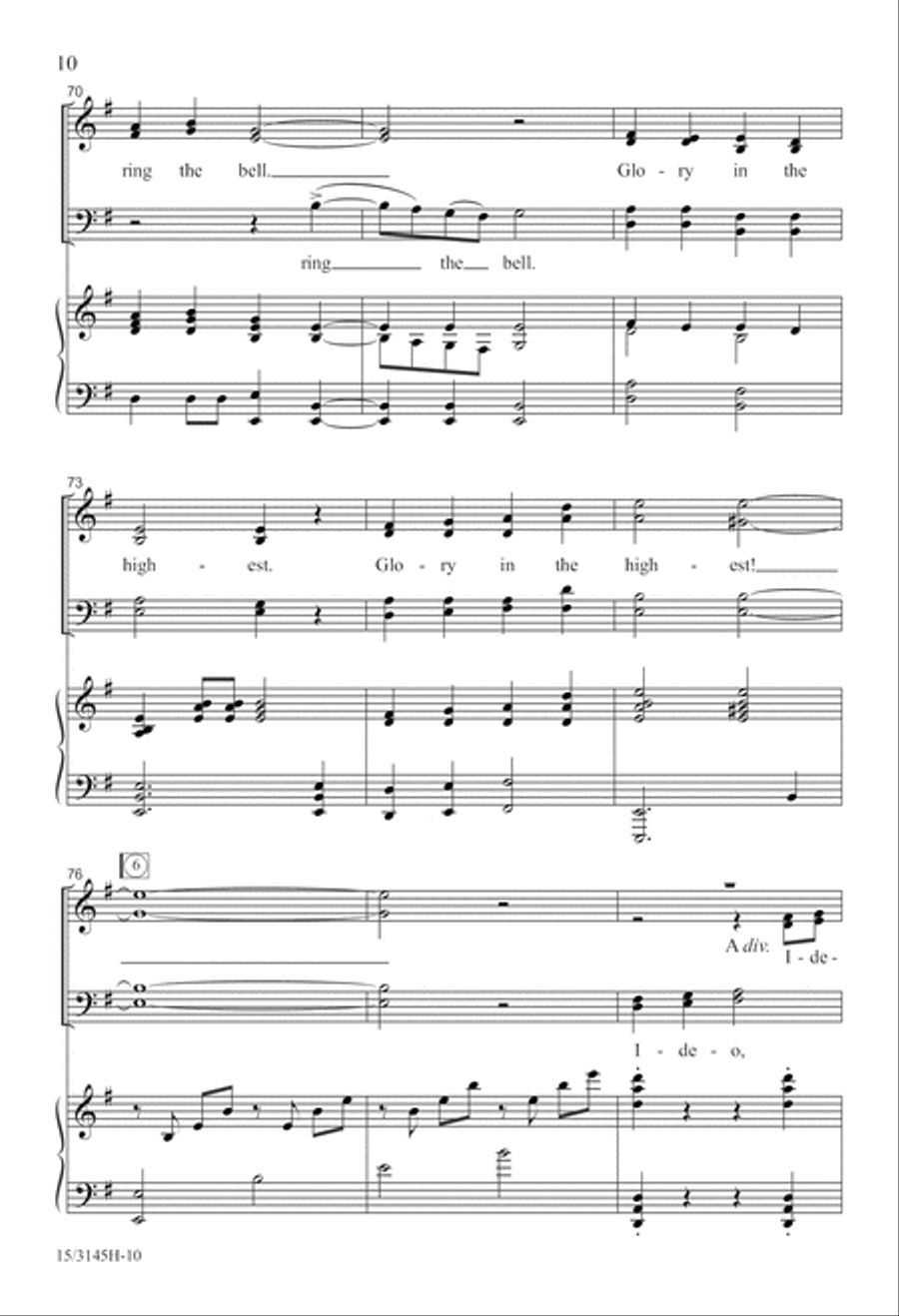 Personent Hodie 4-Part scores gallery preview page 11
