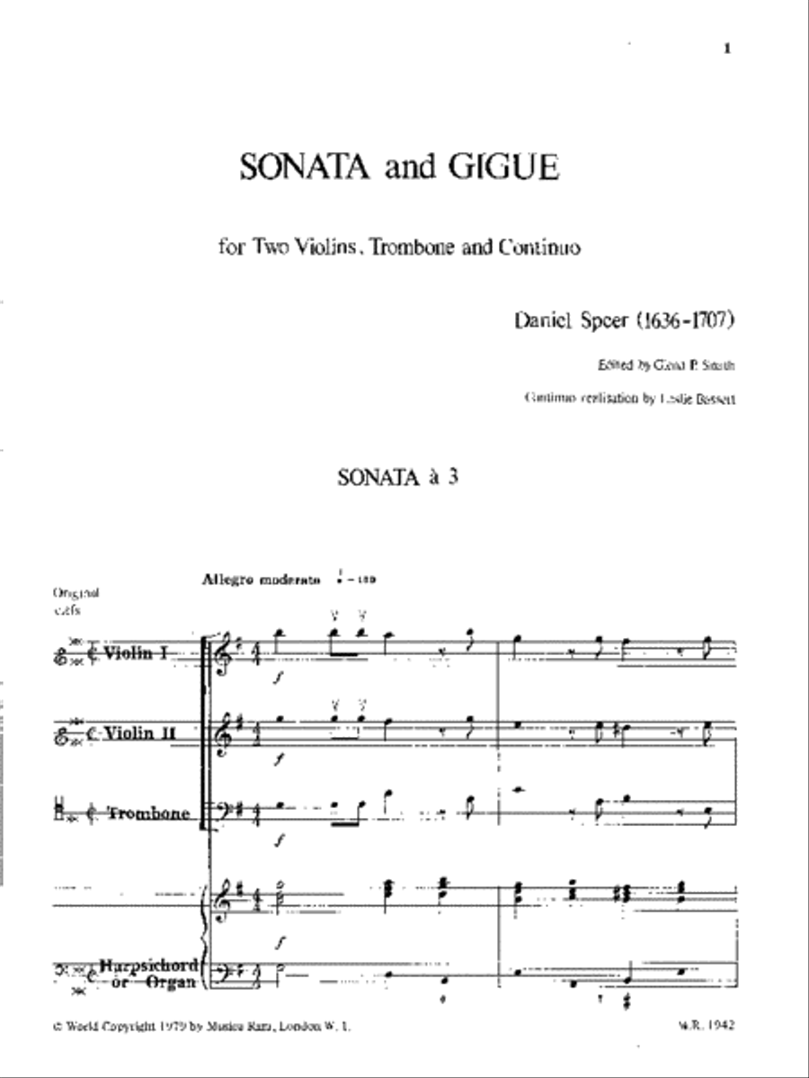 Sonata and Gigue String Quartet scores gallery preview page 2