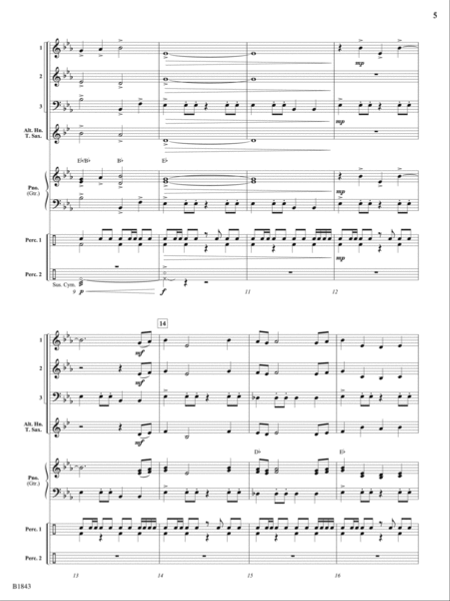 Destiny Fanfare: Score Concert Band scores gallery preview page 5