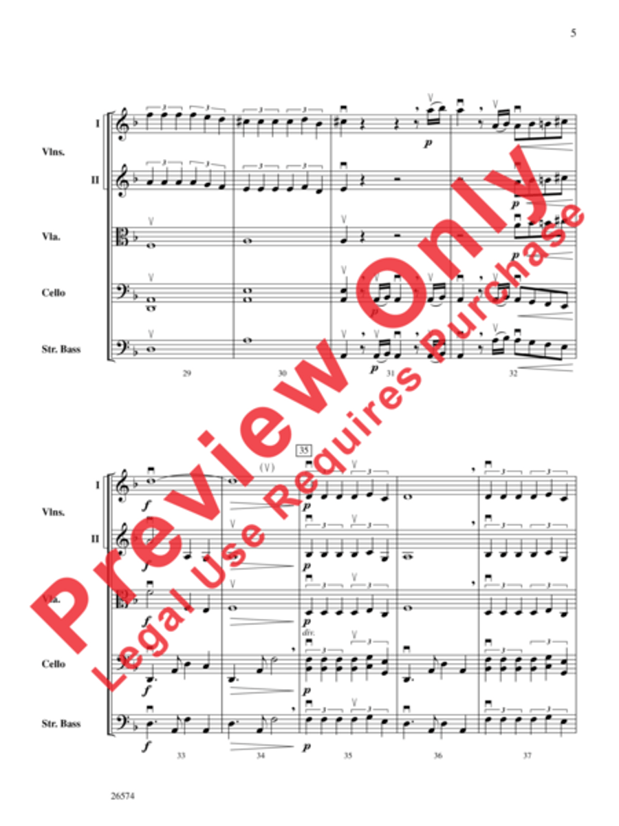 Tango d'Amour Tango d'Amour String Orchestra scores gallery preview page 6