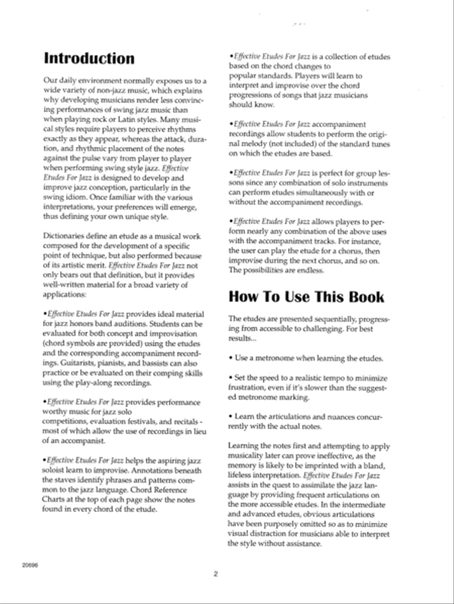 Effective Etudes For Jazz - Trombone - Book with MP3 Downloads Jazz Ensemble scores gallery preview page 3