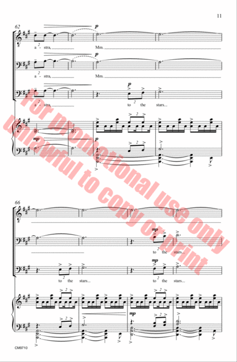 Ad Astra 3-Part scores gallery preview page 12