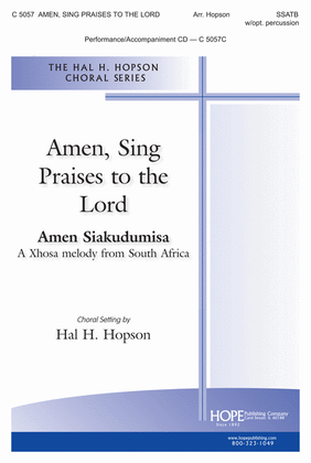 Book cover for Amen, Sing Praises to the Lord
