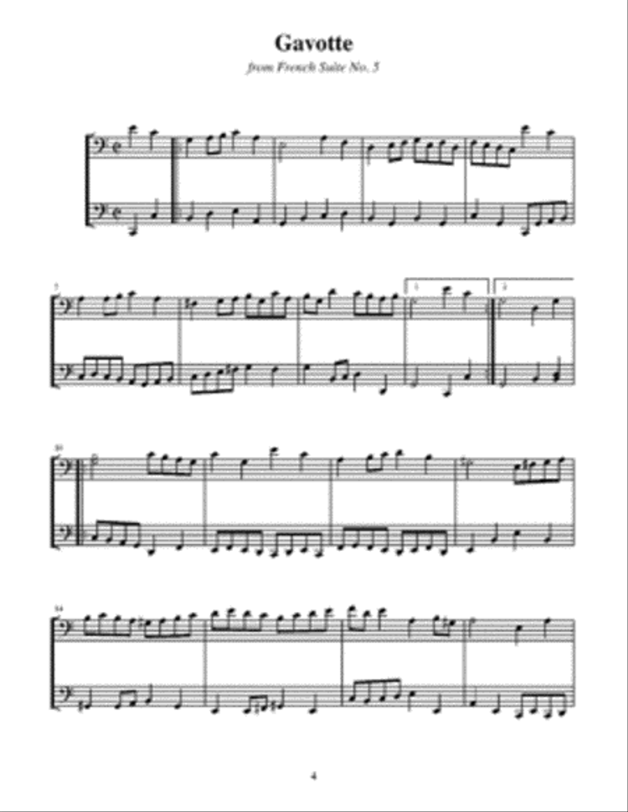 J.S. Bach: Duets for Two Cellos String Duet scores gallery preview page 3