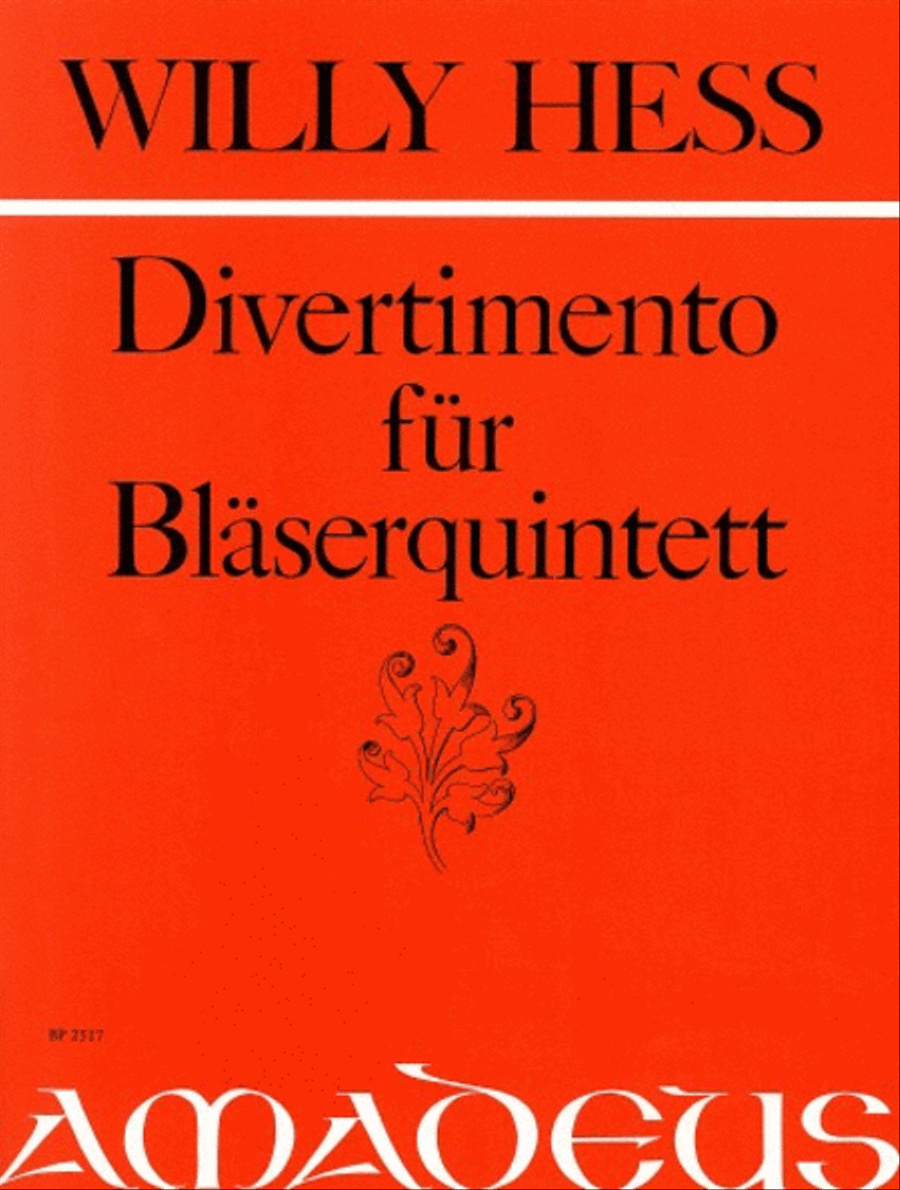 Divertimento op. 51 Clarinet scores gallery preview page 1