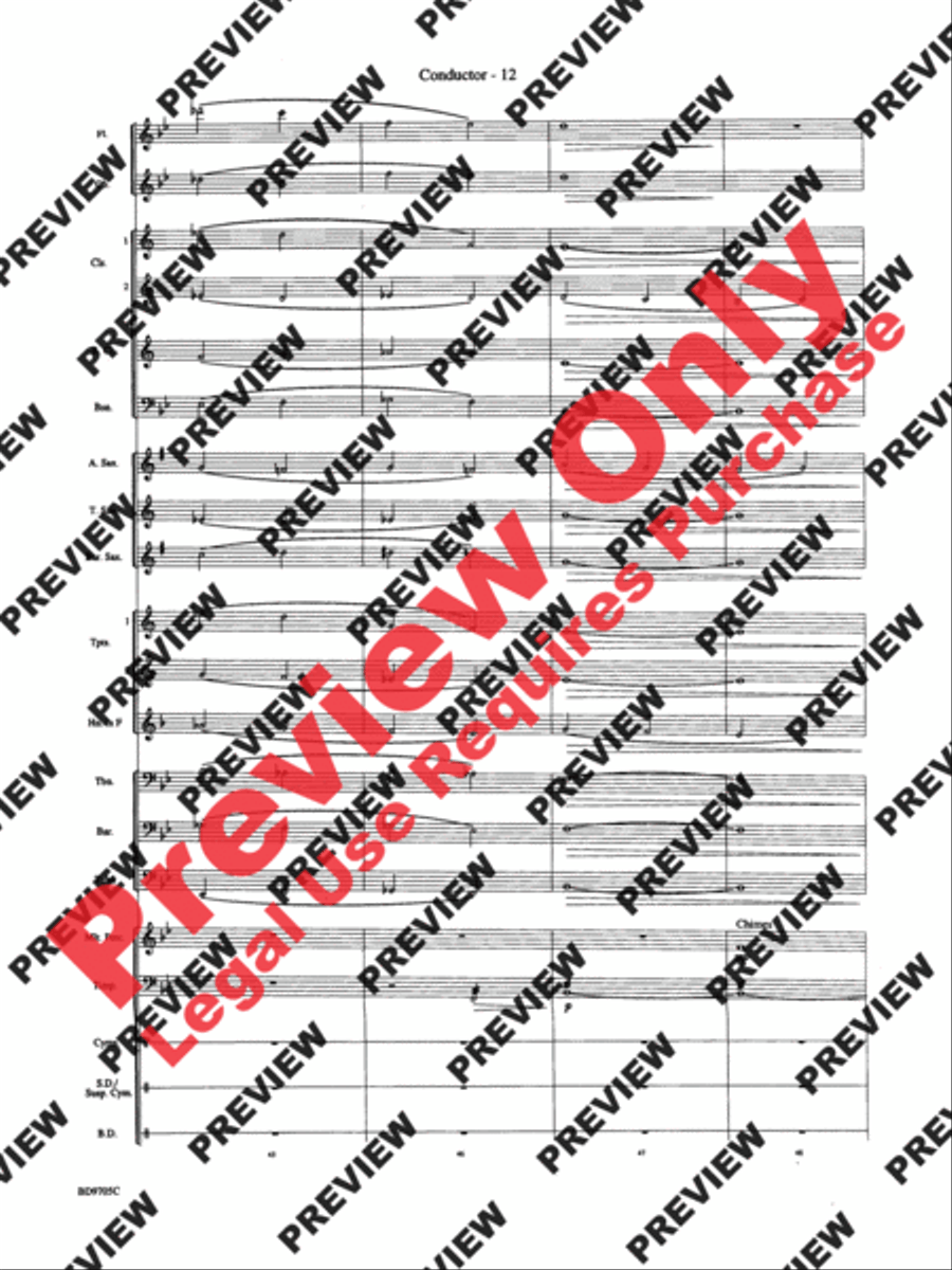 High Sierras High Sierras Concert Band scores gallery preview page 14