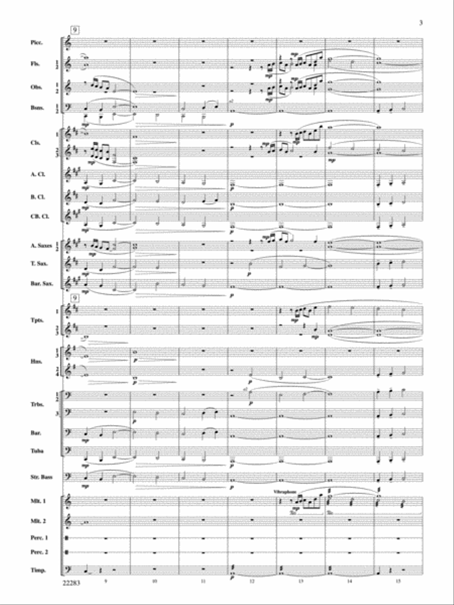 Like the Stars Forever and Ever . . . Concert Band scores gallery preview page 3
