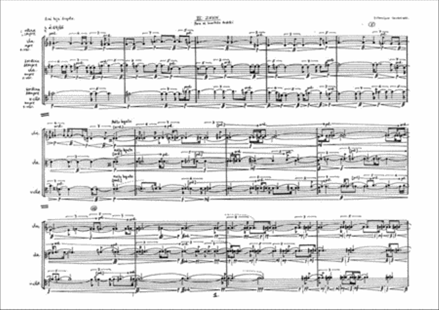 Zayin III Zayin III String Trio scores gallery preview page 2