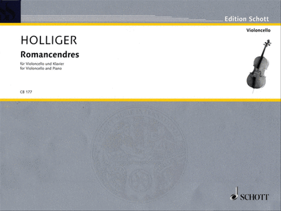 Romancendres Cello scores gallery preview page 1