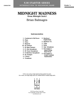 Book cover for Midnight Madness: Score