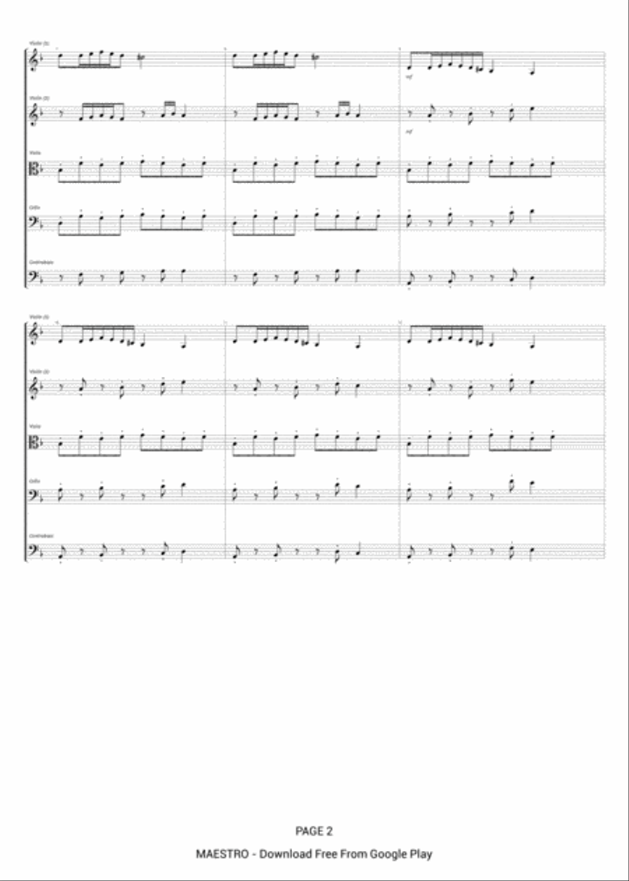 Silhouette Silhouette String Quartet scores gallery preview page 2