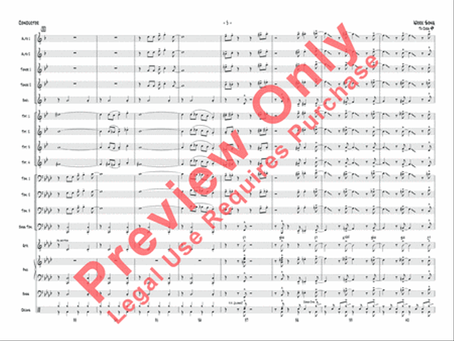 Work Song Jazz Ensemble scores gallery preview page 26