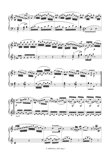 Mozart-Piano Sonata No.10 in C Major,K.330