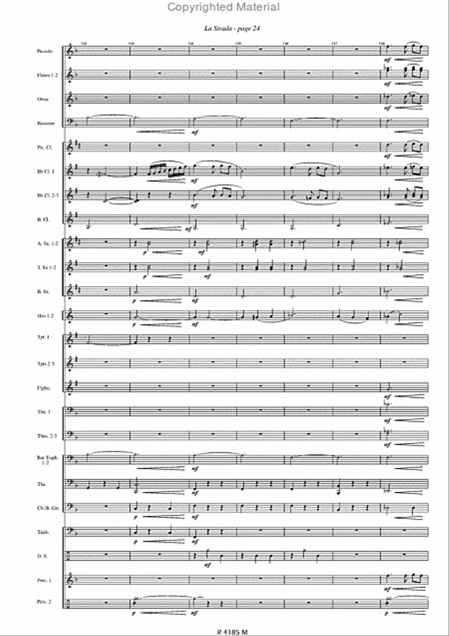Strada Concert Band scores gallery preview page 4