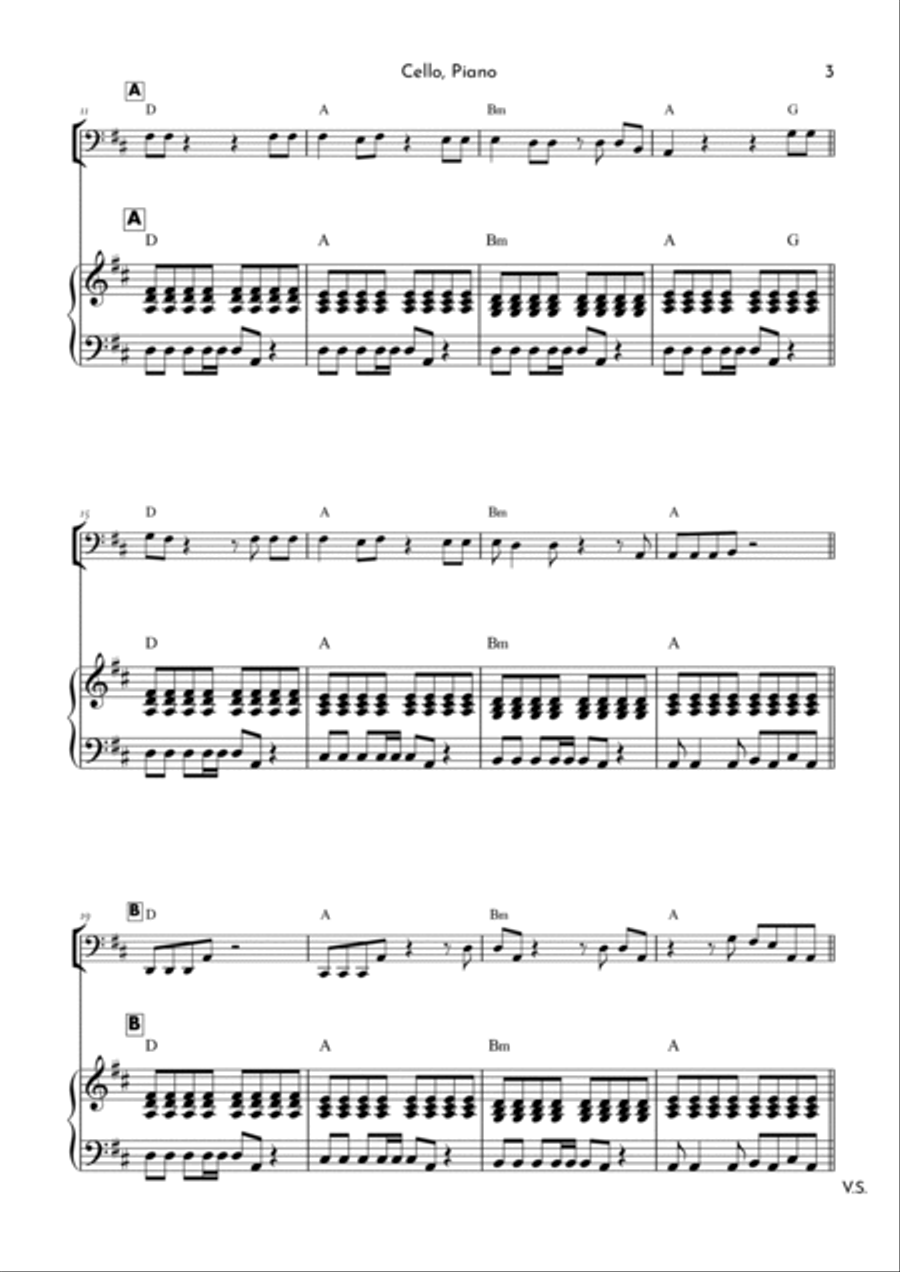 Under Pressure Piano scores gallery preview page 3