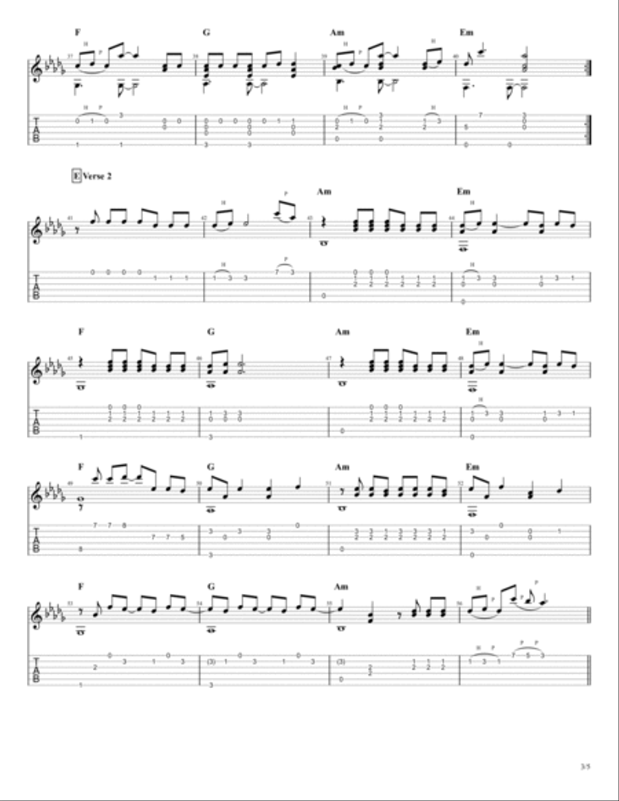 Stay Stay Electric Guitar scores gallery preview page 3
