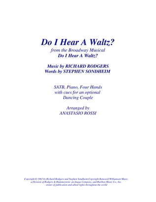 Book cover for Do I Hear A Waltz?