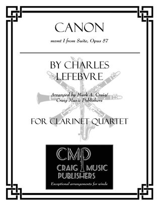 Book cover for Canon from Suite Op 57