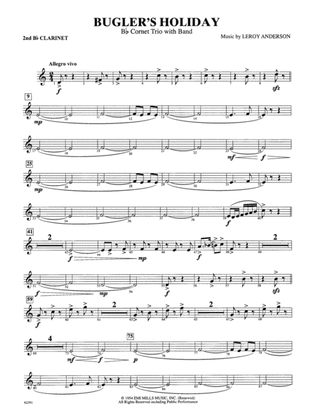 Bugler's Holiday (with Cornet Trio): 2nd B-flat Clarinet
