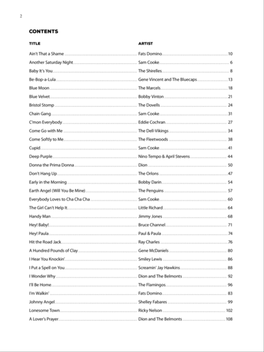The Guitar Collection -- Early Rock 'n' Roll Guitar scores gallery preview page 3