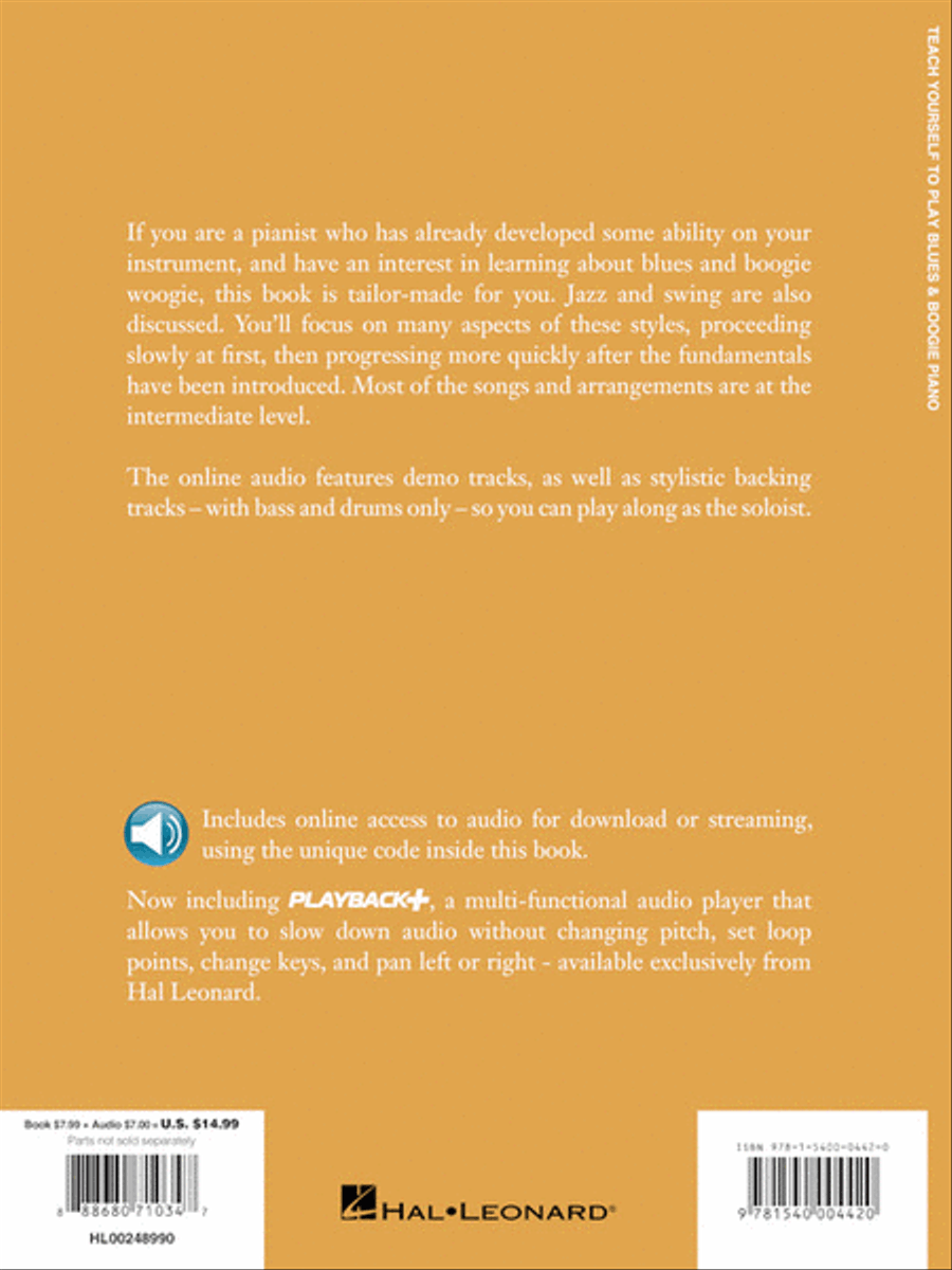 Teach Yourself to Play Blues & Boogie Piano Piano Method scores gallery preview page 7