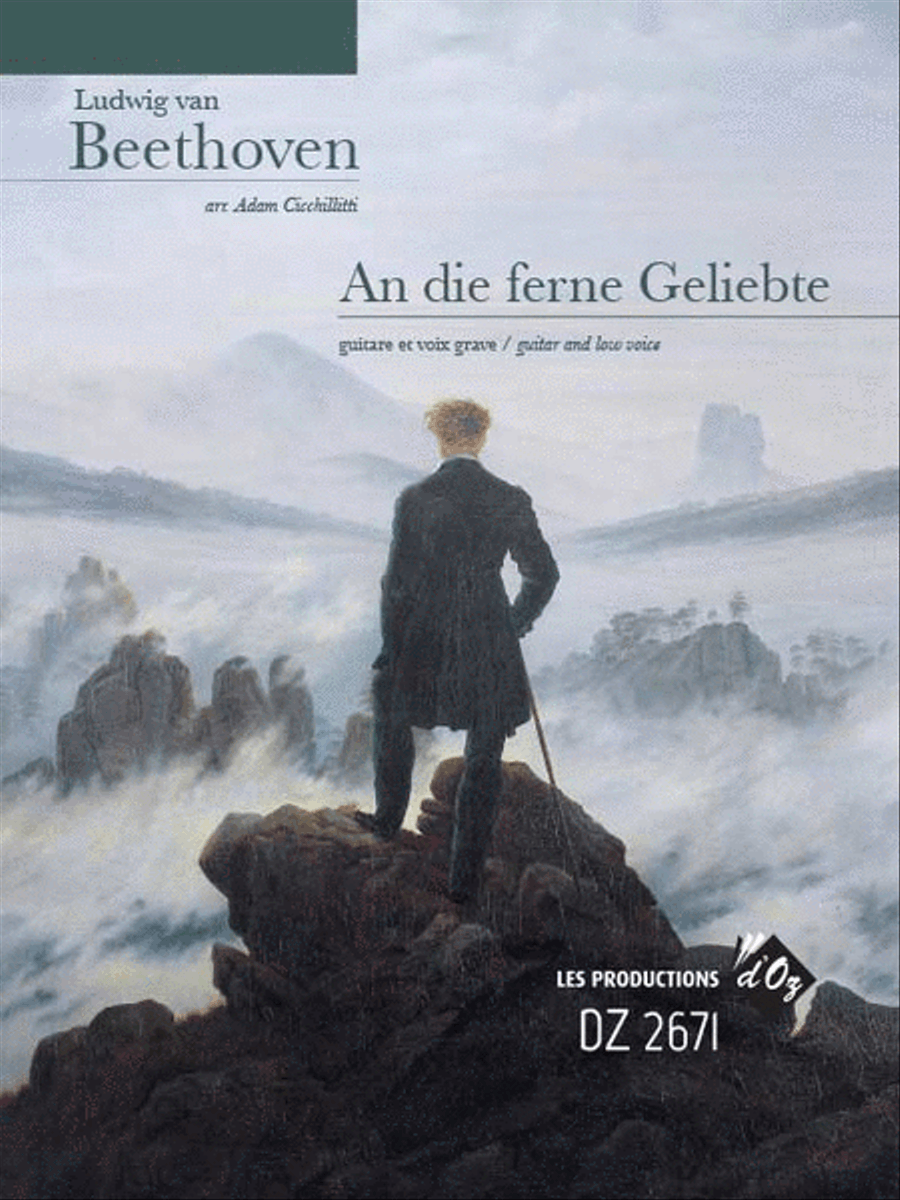 An die ferne Geliebte, op. 98 Classical Guitar scores gallery preview page 1