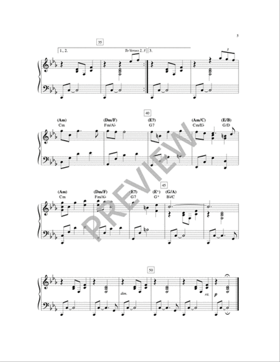 Christmas Lullaby 2-Part scores gallery preview page 9