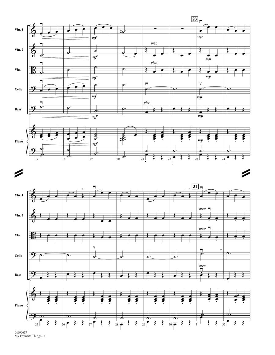 My Favorite Things - Full Score String Orchestra scores gallery preview page 2