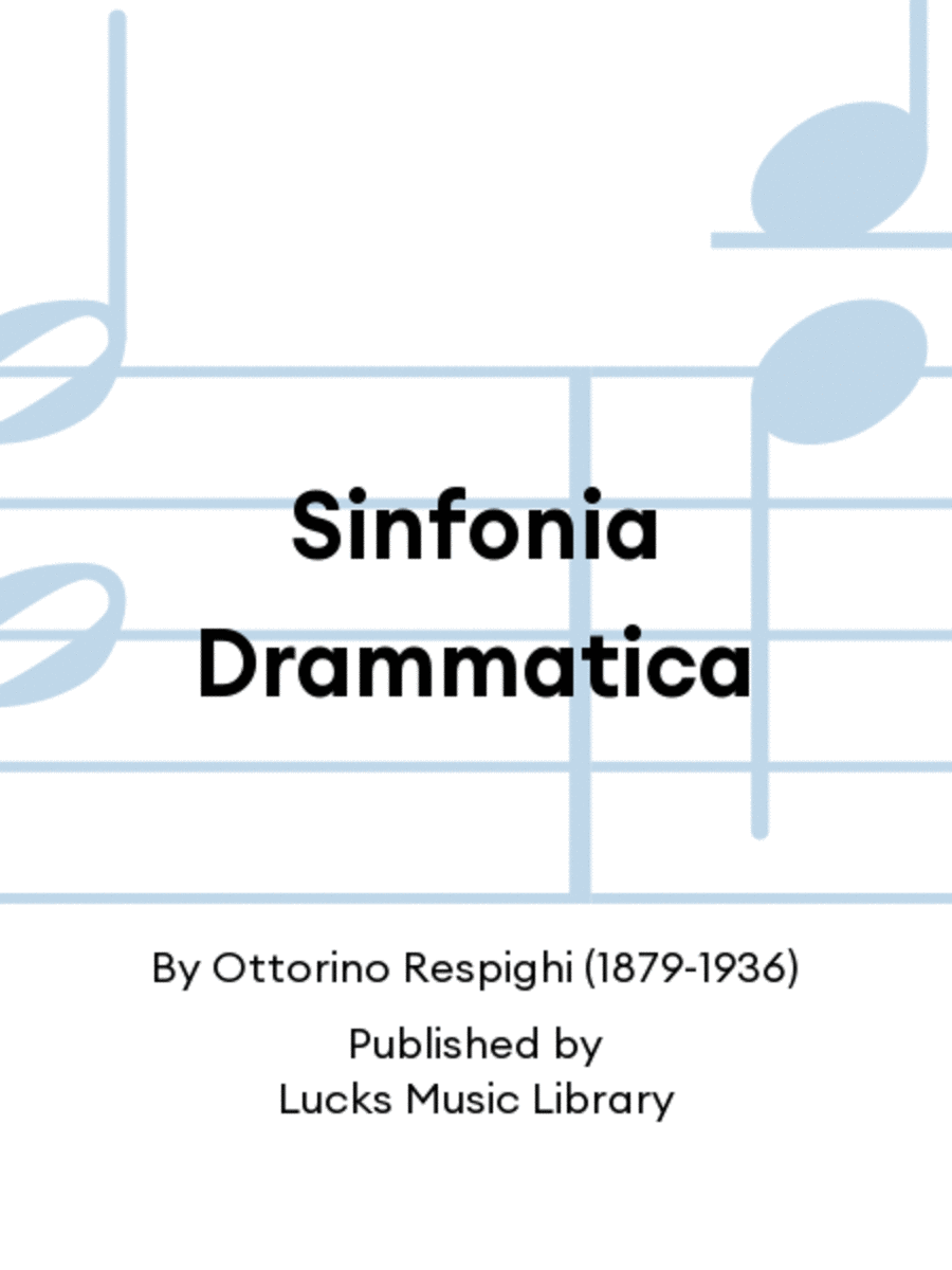 Sinfonia Drammatica Score scores gallery preview page 1