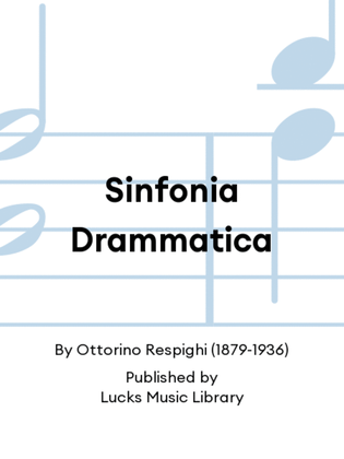Book cover for Sinfonia Drammatica