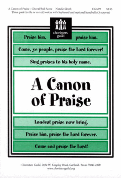A Canon of Praise image number null
