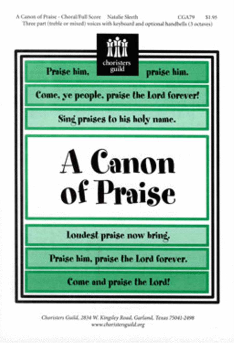 A Canon of Praise image number null