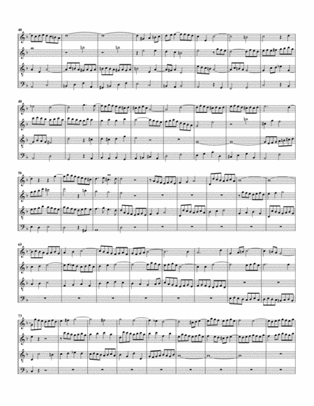 Fugue for organ, BWV 546/II (arrangement for 4 recorders)