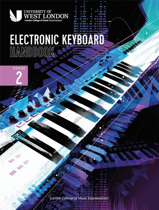 Book cover for LCM Electronic Keyboard Handbook 2021 Grade 2