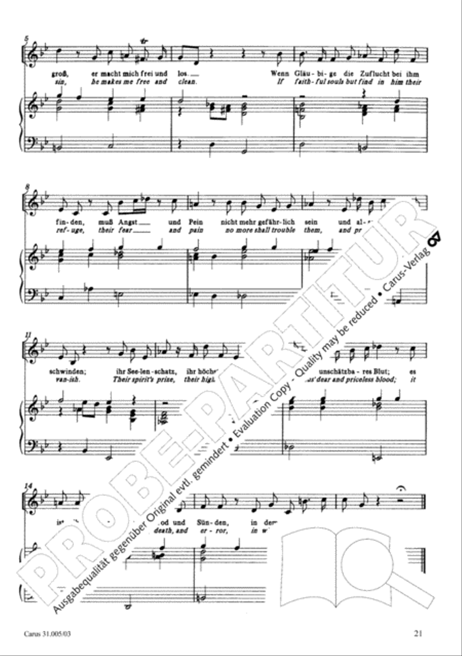 O where shall I now go (Wo soll ich fliehen hin) 4-Part scores gallery preview page 22